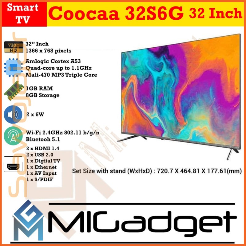 Jual Coocaa 32s6g Led Tv 32 Inch Android Smart Tv Shopee Indonesia