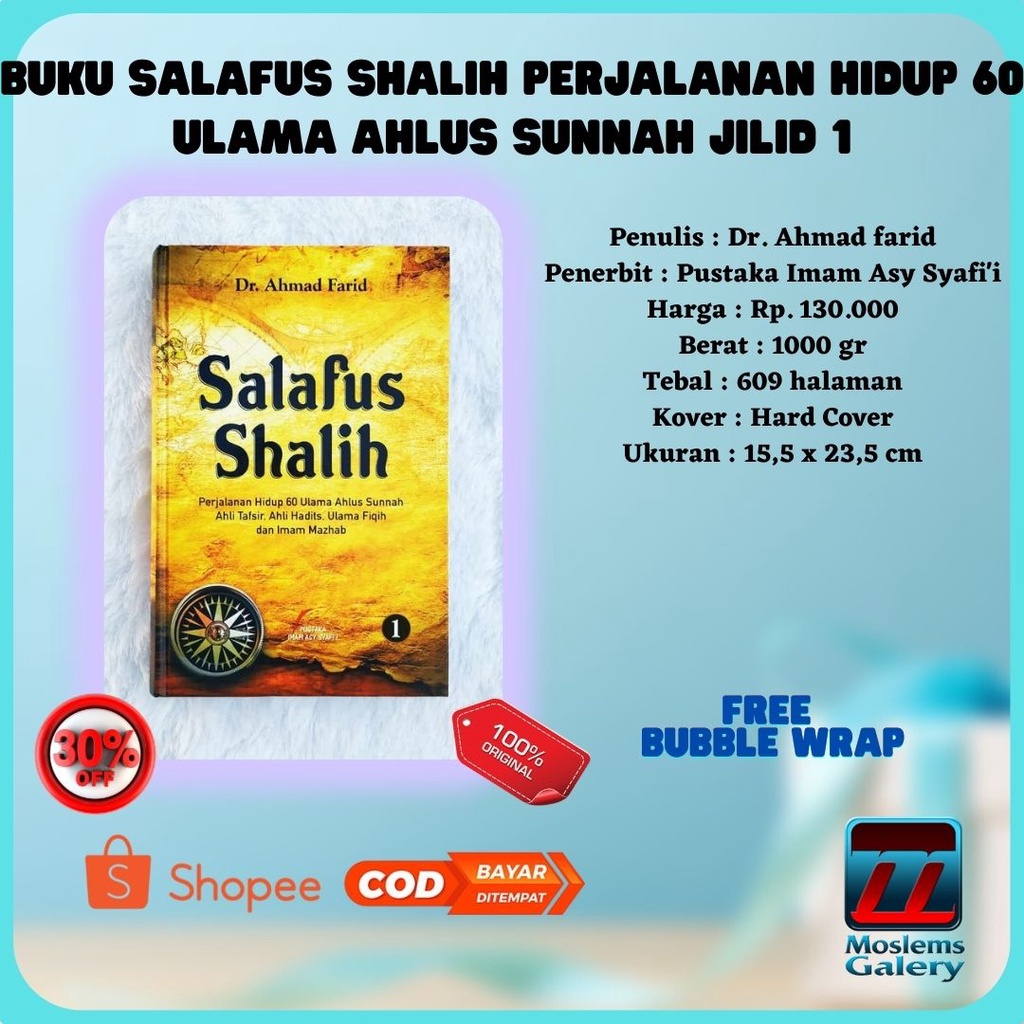 Jual Buku Salafus Shalih Perjalanan Hidup 60 Ulama Ahlus Sunnah Jilid 1 ...