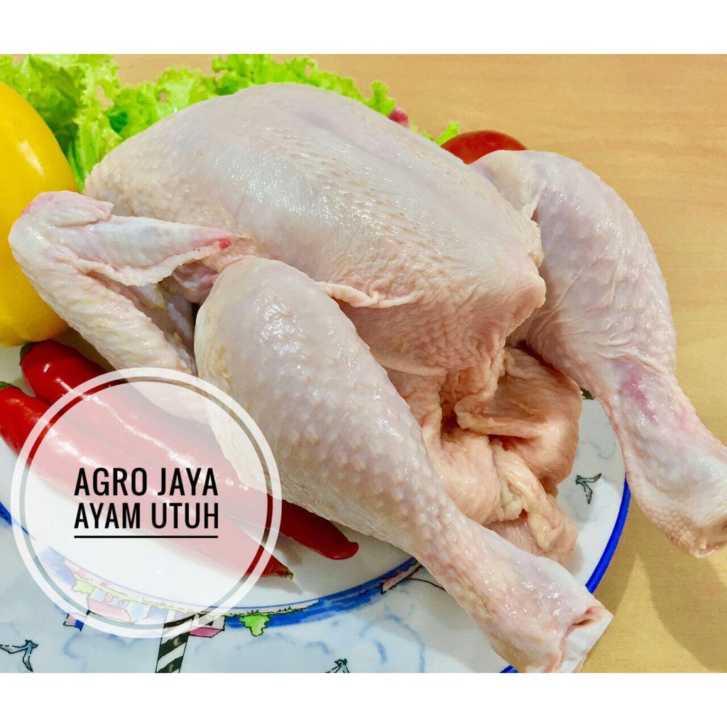 Jual Ayam Karkas Broiler Ayam Potong Utuh Agro Jaya Frozen 0 7 Kg