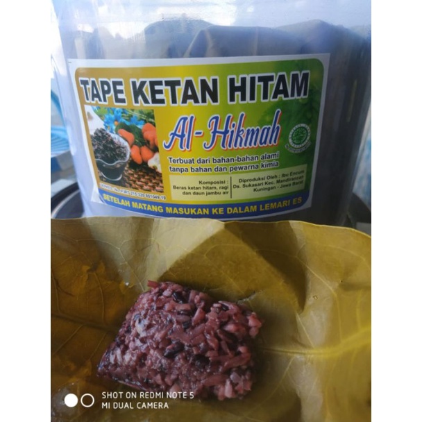 Jual Tape Ketan Hitam Khas Kuningan / Oleh oleh khas Kuningan kemasan