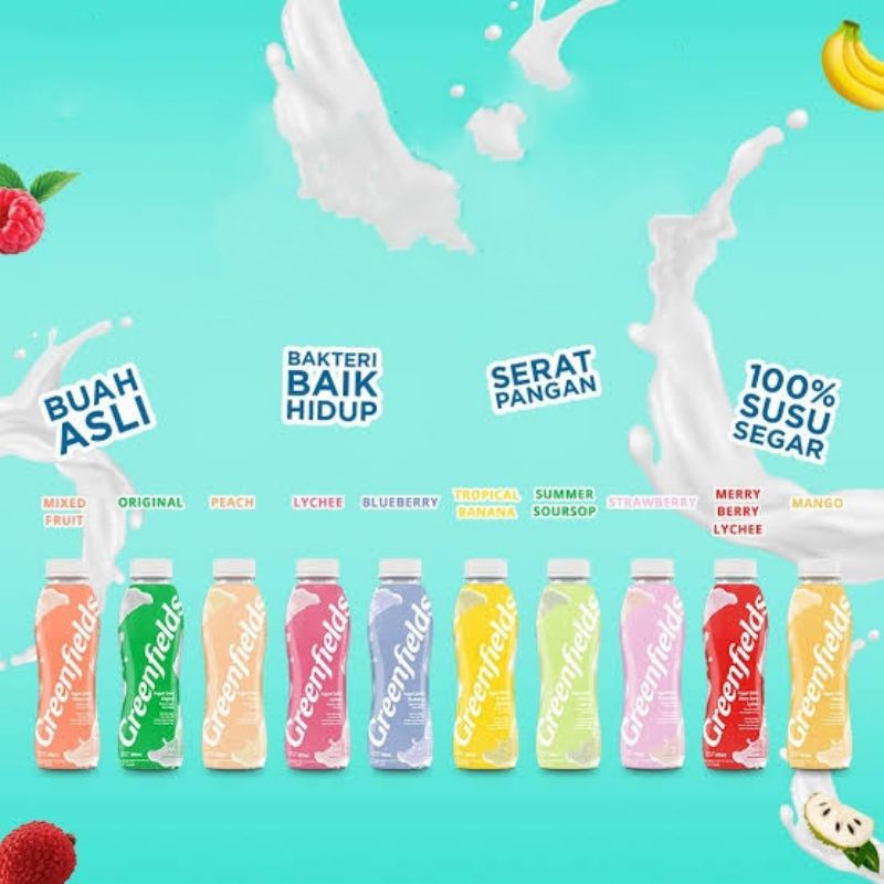 Jual surabaya greenfields yoghurt drink Greenfield yogurt Shopee