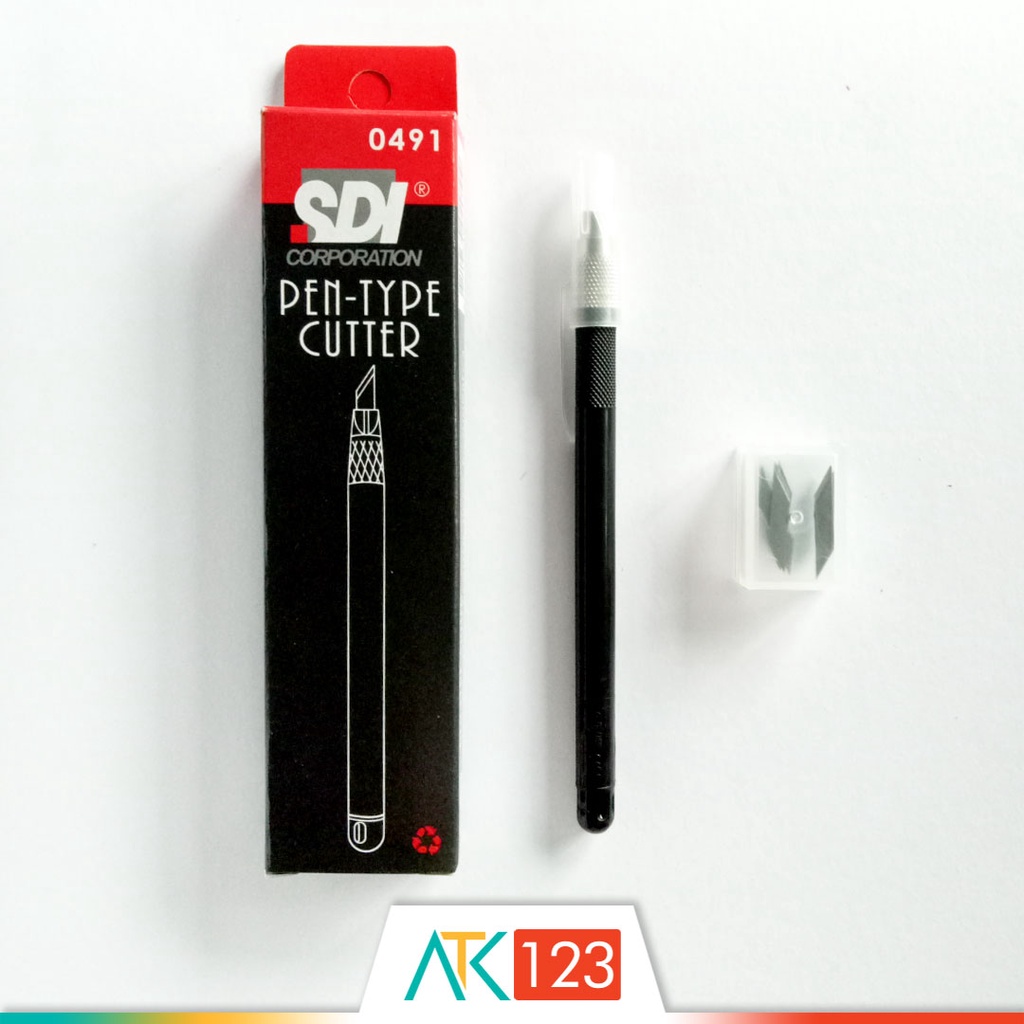 Jual Art Knife / Pen-Type Cutter SDI No. 0491 | Shopee Indonesia