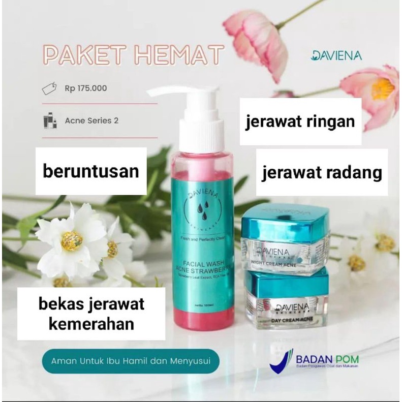 Jual Daviena Skincare Paket Hemat Acne Series Banjarbaru Daviena