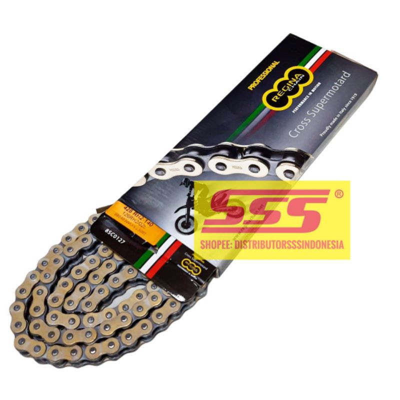 AFAM Kette A420R1-G, 2142kg, Golden, 140 Glieder, Clipschloss