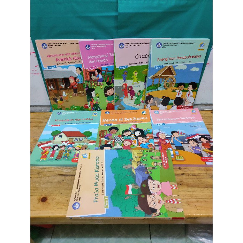 Jual Buku Paket Tematik SD kelas 3 Tema 12345678 Diknas | Shopee Indonesia