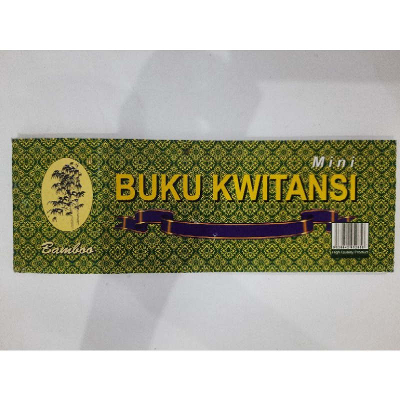 Jual Buku Kwitansi Kecil Kiky Bamboo Mini Isi Lebih Kurang 36 Lembar Shopee Indonesia 