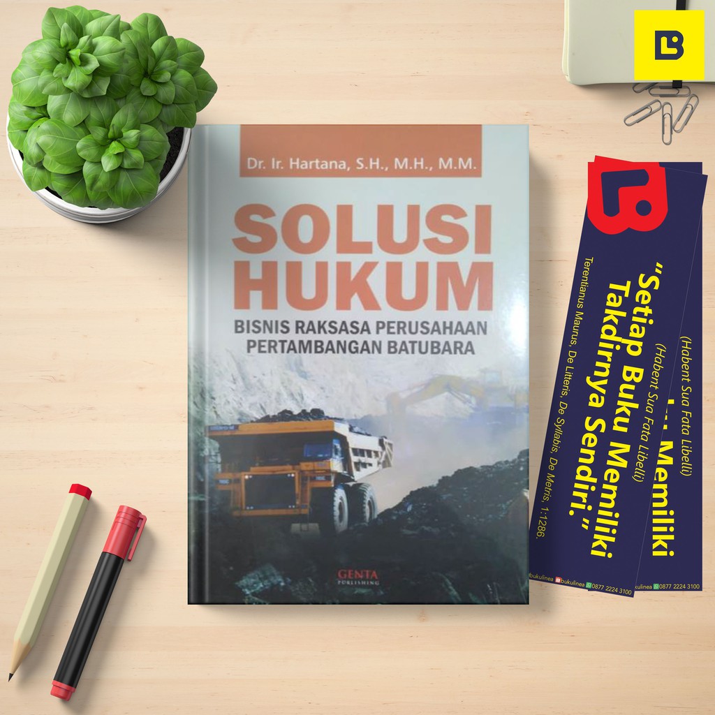 Jual Buku Solusi Hukum Bisnis Raksasa Perusahaan Pertambangan Batubara