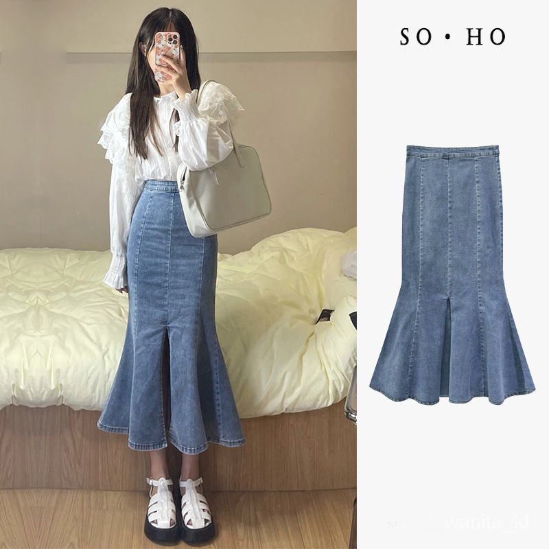 Rok plisket jumbo