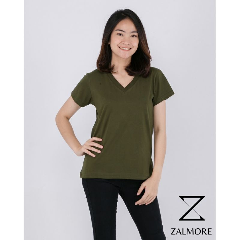Jual Kaos vneck wanita kaos polos wanita tshirt polos wanita