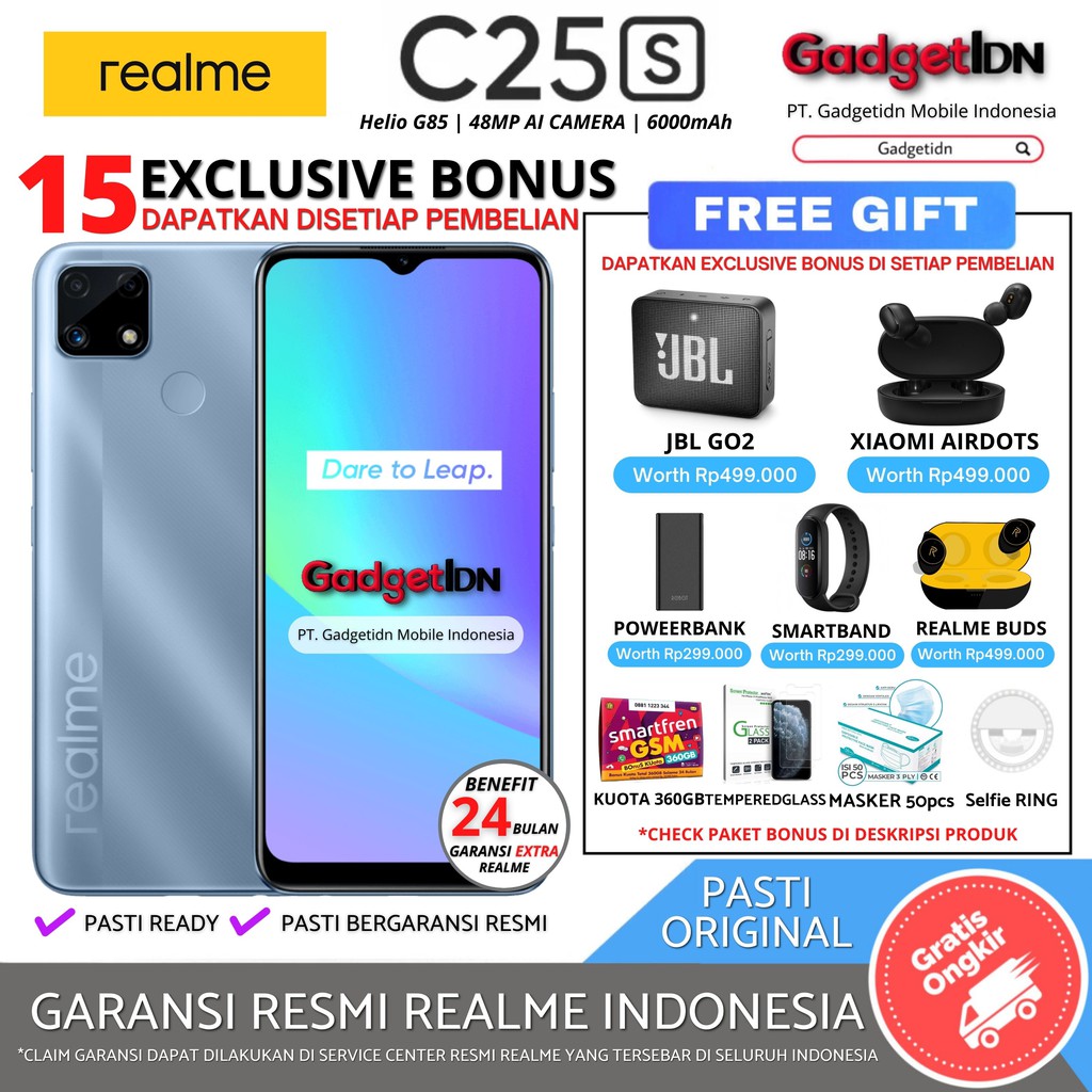 Jual REALME C25S 4/128GB C25 S GARANSI RESMI REALME INDONESIA | Shopee ...