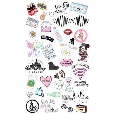 Jual PART 1 sticker tumblr aesthetic / sticker tumblr NO CUTTING atau ...