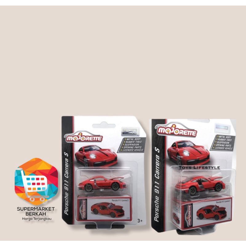 Majorette Porsche 911 Carrera S 1:64 Scale Diecast Car ( Green ) main image 1