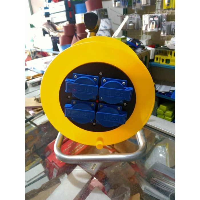 Jual Kabel Roll - Kabel Roll 50 Meter Warna Kuning Besar - Dengan Cover ...