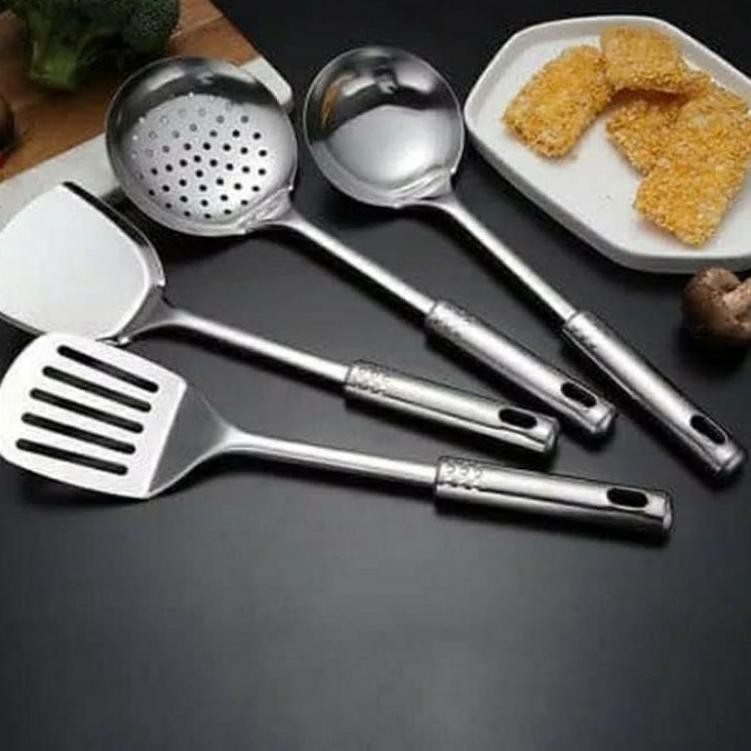Jual ALAT DAPUR PERALATAN MASAK SATU SET 4 in 1 ALAT RUMAH TANGGA DAPUR