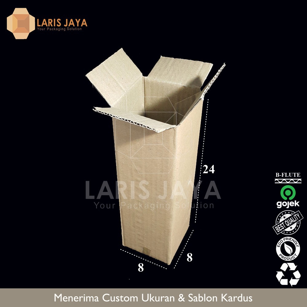 Jual Kotak Kardus Box Packing Botol Tinggi Coklat X X Cm Untuk Gift Tumbler X X Cm