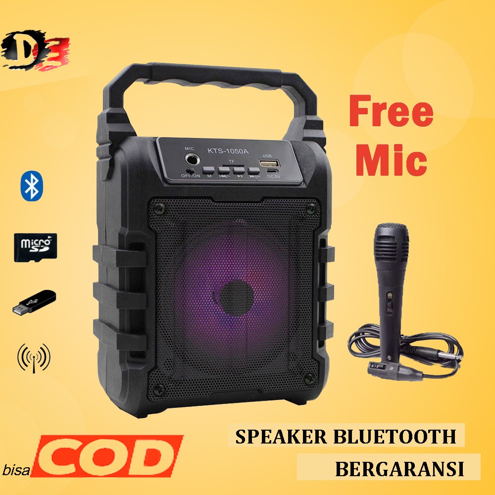 Jual SPEAKER BLUETOOTH + MIC TAMPILAN BARU / MUSIK BOX BLUETOOTH