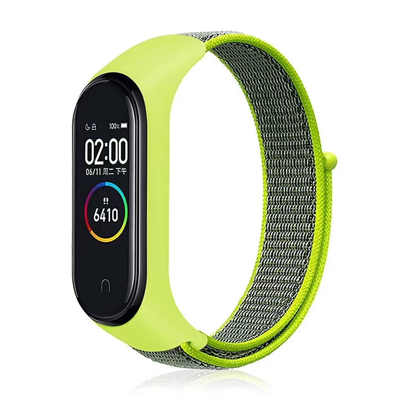 Strap Nylon Xiaomi Mi band Tali Miband 5/6/7 Nilon