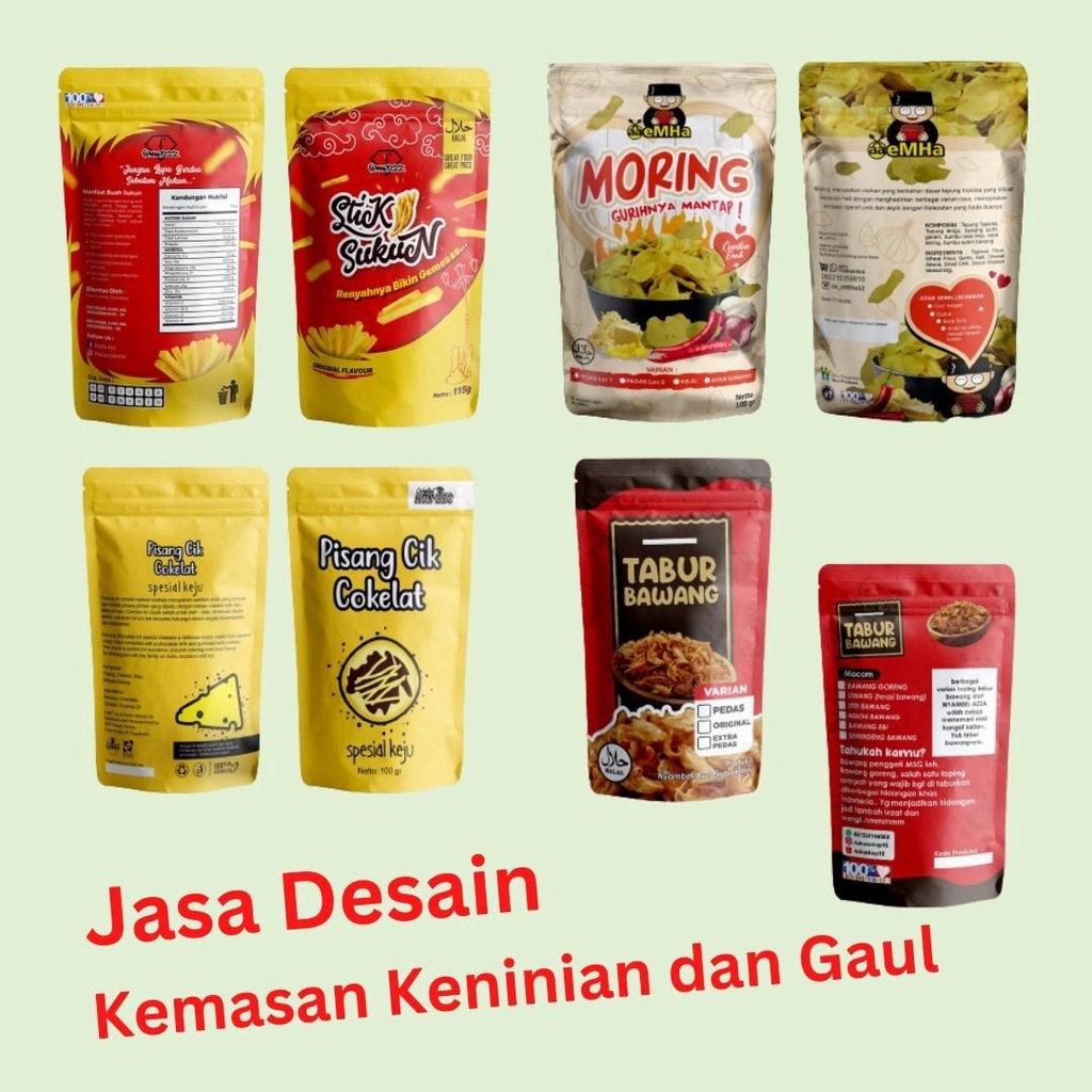 Jual Jasa Desain Kemasan Produk | Desain Kemasan Produk | Kemasan
