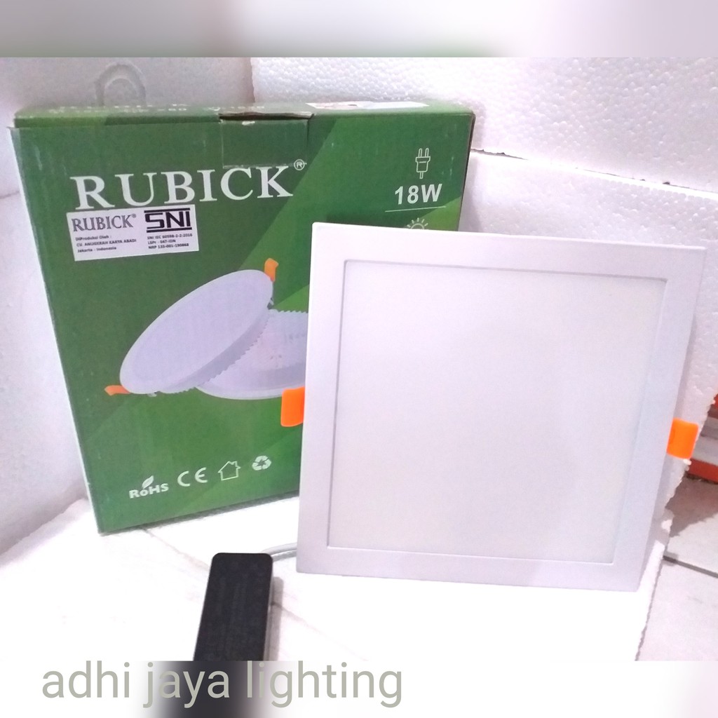 Jual lampu downlight led IB 18 watt kotak putih atau warmwhite termurah ...
