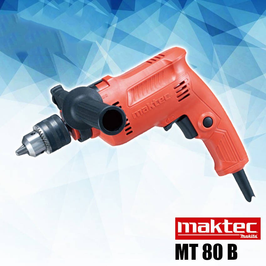 Jual MESIN BOR TANGAN MAKTEC MT80B - MT 80 B Bor Besi-Tembok 13 Mm 500 ...