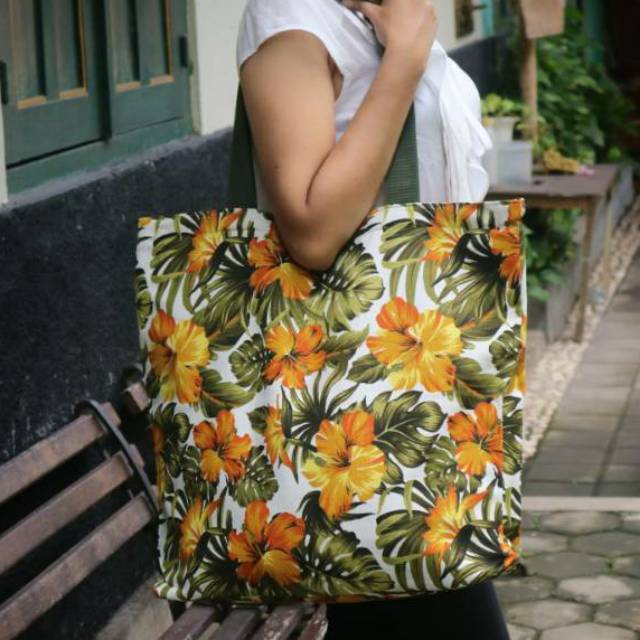 Jual Totebag Kanvas JUMBO Tas Kanvas JUMBO Tote bag Kanvas Shopee Indonesia