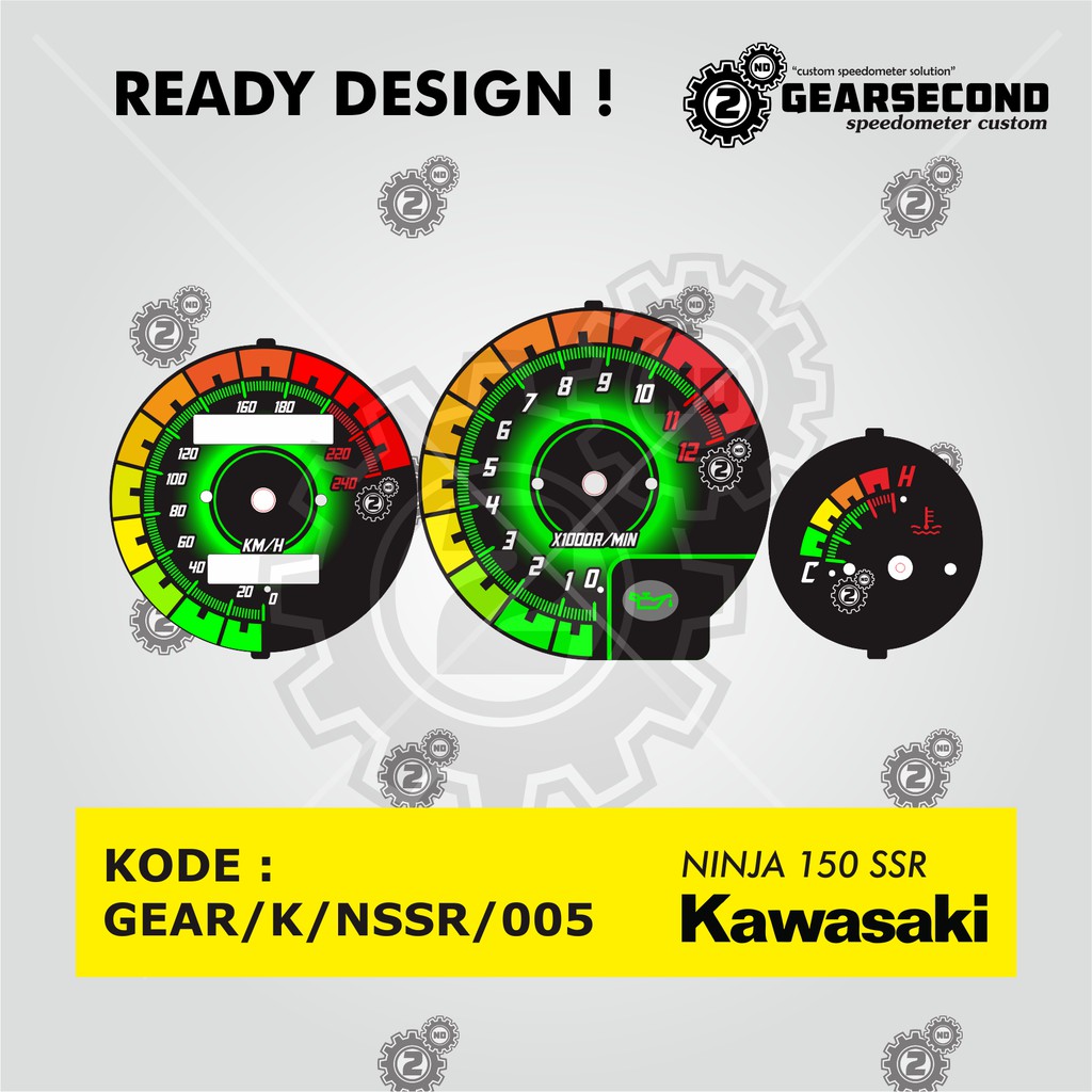 Jual Panel Speedometer Custom Kawasaki Ninja Ssr Gearsecond