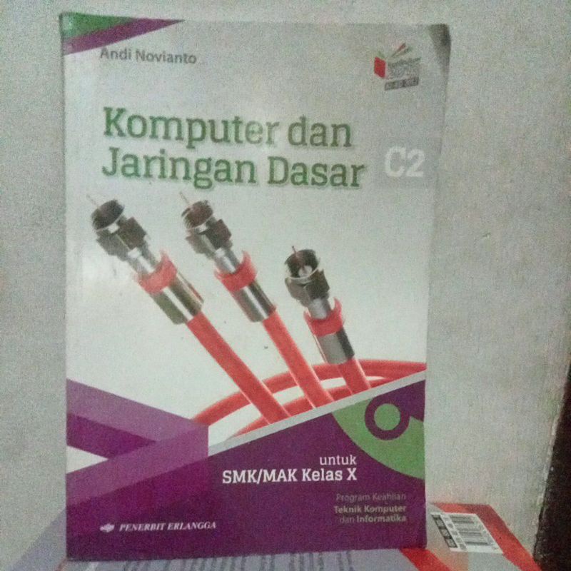 Jual Buku Komputer Dan Jaringan Dasar Untuk SMK Kelas 10 Program ...