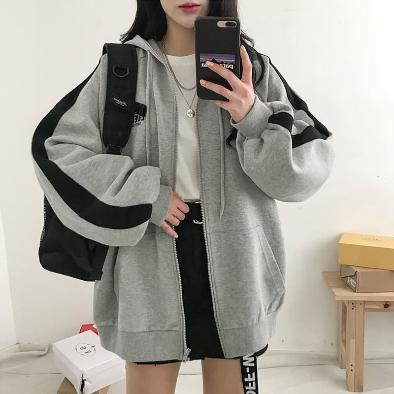 Sweater hoodie wanita shopee deals