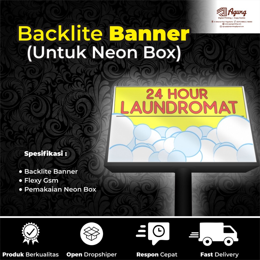 Jual Cetak Backlite Background Custom Untuk Neon Box Shopee Indonesia