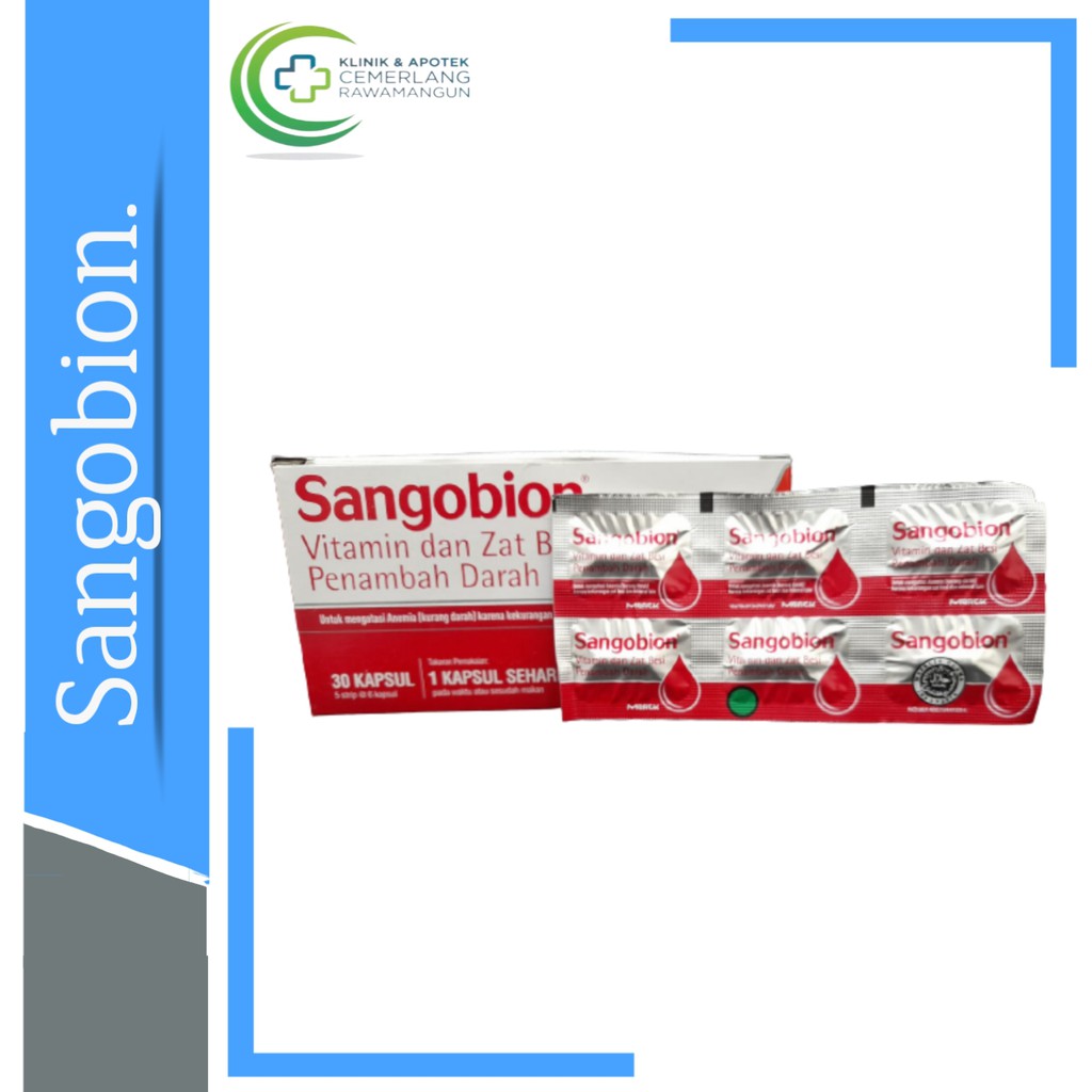 Jual Sangobion ( 1 Strip @ 10 Kapsul ) | Shopee Indonesia