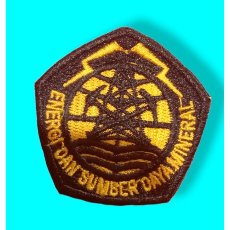 Jual logo bordir kementerian esdm energi dan sumber | Shopee Indonesia