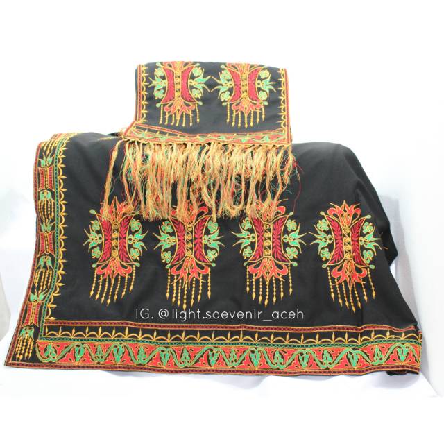 Jual Kain Pintu Aceh Aceh Rok + Selendang | Shopee Indonesia