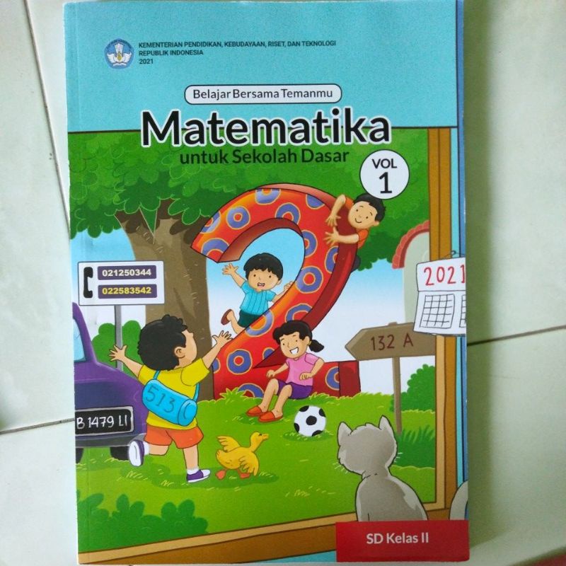 Jual Buku Matematika Kelas 2 Kurikulum Merdeka Volume 1 | Shopee Indonesia