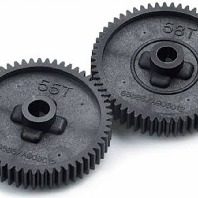 TAMIYA – Roue Dentée Principale 53665 55/58 Dents, Pièce De Tuning Pour Châssis TT01 Et TT01E, Dès 14 Ans