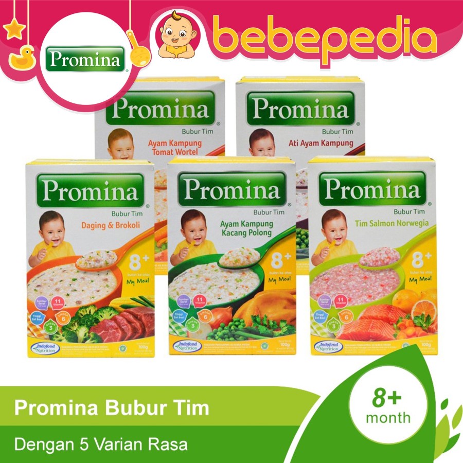 Jual PROMINA BUBUR TIM 8+ 100GRAM | Shopee Indonesia