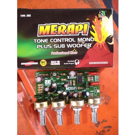 Jual Kit Tone Control Mono Plus Subwoofer Merapi Shopee Indonesia