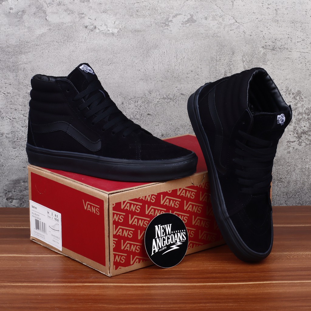 Harga vans sk8 hi on sale black