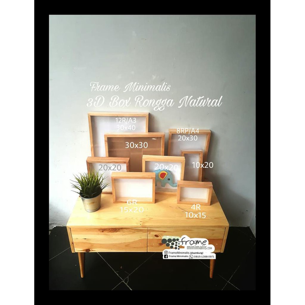 Jual BANTING HARGA FRAME 3D RONGGA UNTUK SCRAPBOOK /SCRAPFRAME/MAHAR ...