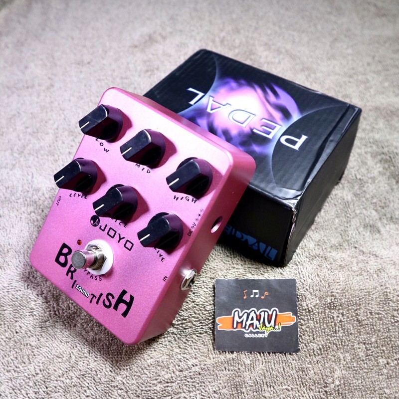 Jual joyo preamp british sound efek pedal gitar bass elektrik based on