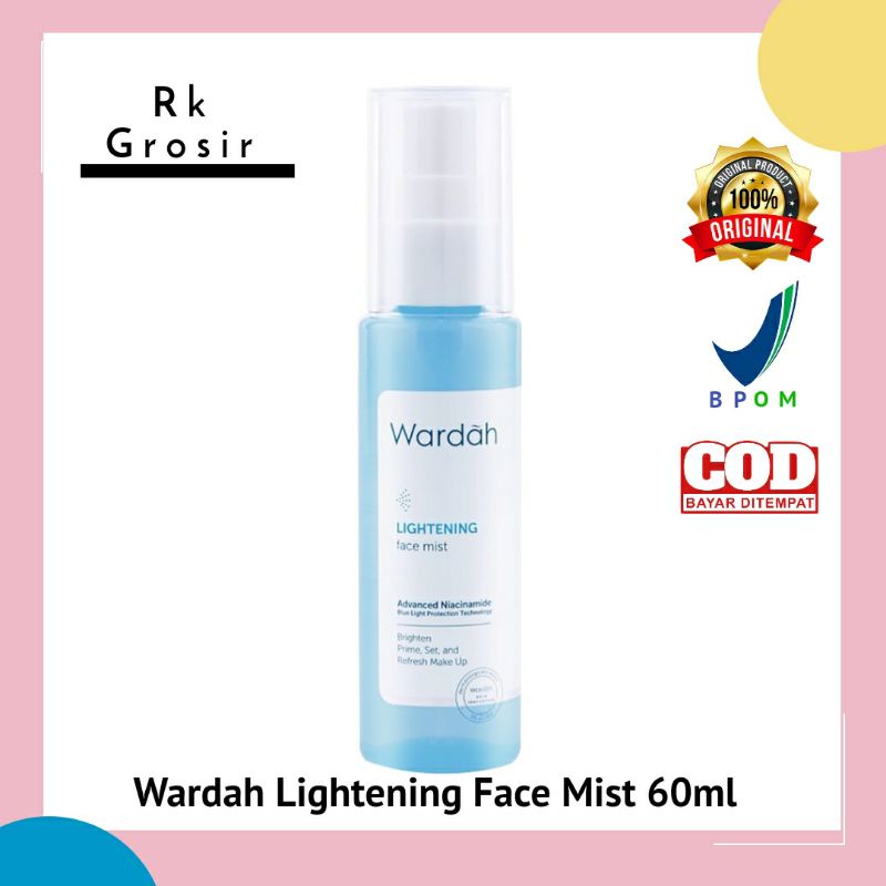 Jual Wardah Lightening Face Mist 60ml Shopee Indonesia