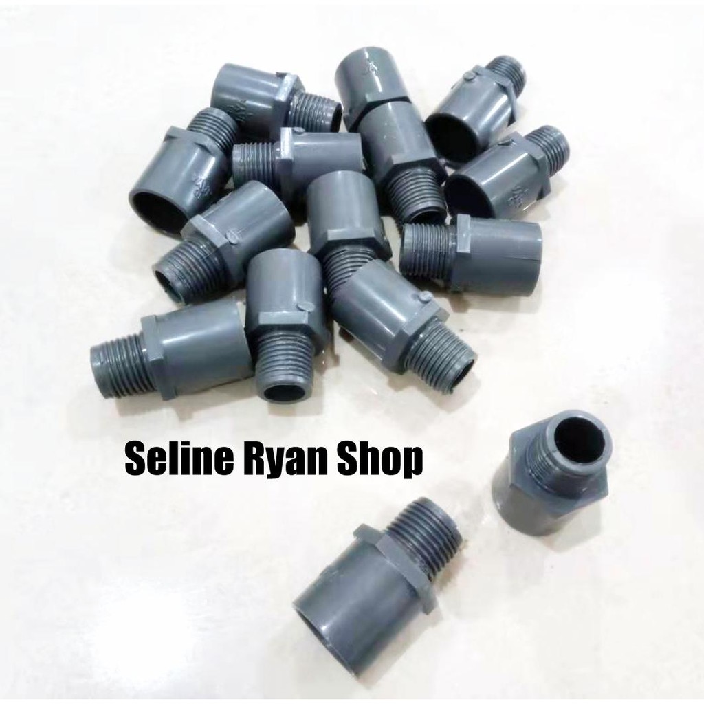 Jual Fitting Pipa Pvc Sambungan Pipa Pvc Sok Drat Socket Pvc Drat Luar Shopee Indonesia