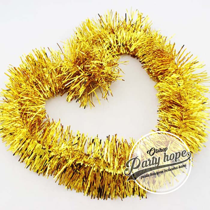 Jual Slinger / tinsel / hiasan natal / parcel / slinger rumbai warna ...