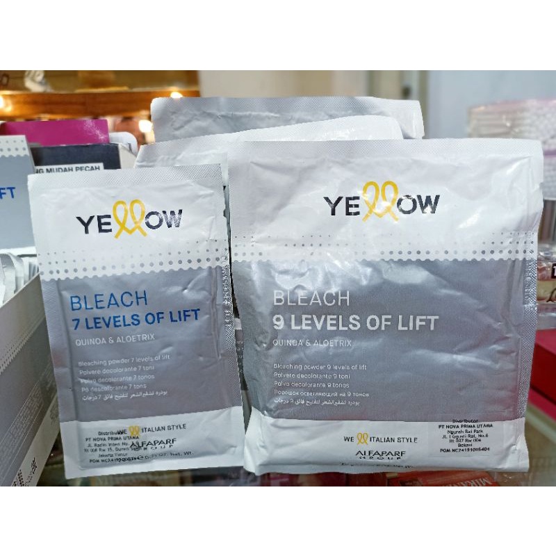Jual Yellow Bleaching Powder Sachet 7 Levels / 9 Levels | Shopee Indonesia