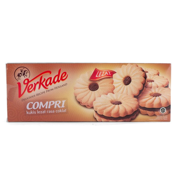 Jual VERKADE Compri Chocolate Cookies 150gr | Shopee Indonesia