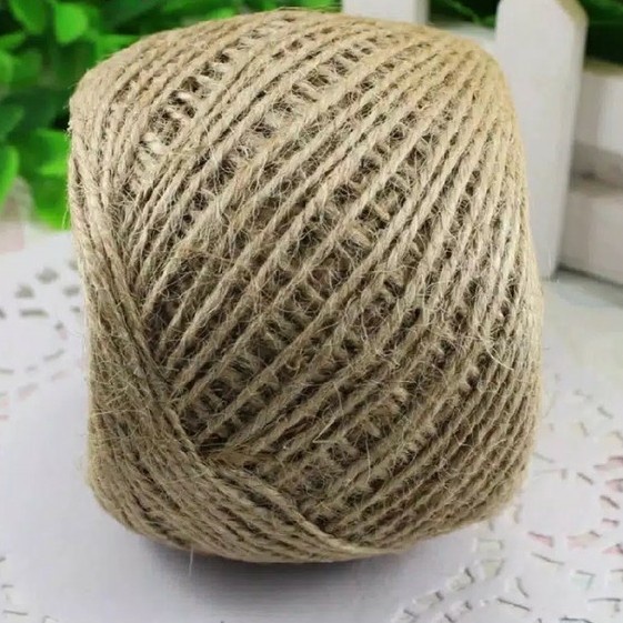 Jual 100 Meter Tali Rami 2 ply / Tali goni gulungan 100 meter | Shopee ...
