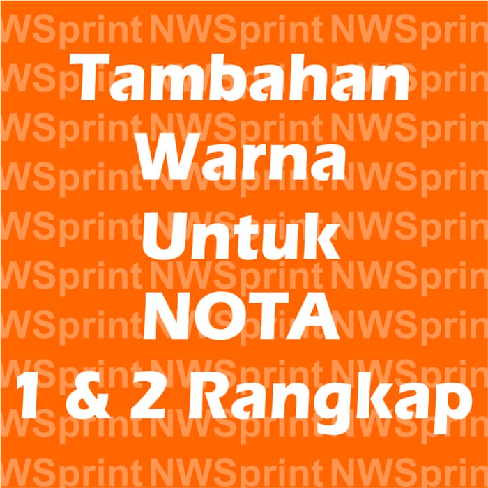 Jual Tambahan Warna NOTA untuk 1 Rangkap dan 2 Rangkap | Shopee Indonesia