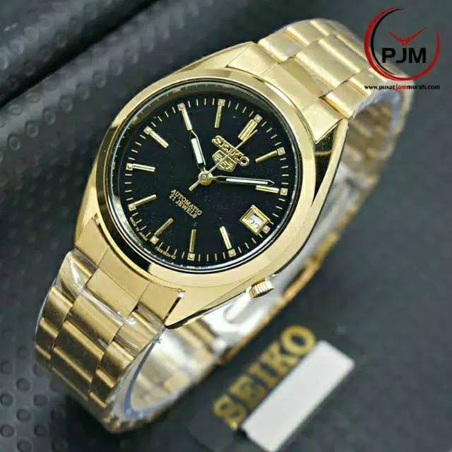 Jual Big Promo Jam Tangan SEIKO 5 Automatic Otomatis 21 jewels Pria Wanita Rantai Tanggal aktif Shopee Indonesia