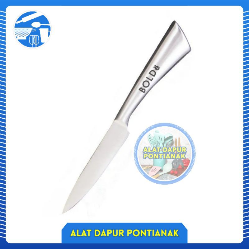 Jual Bolde Super Knives Titanium Utility Knife Pisau Dapur Masak Stainless Kecil Shopee Indonesia