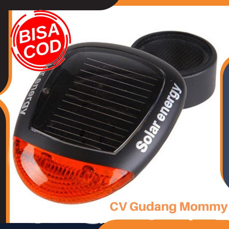Jual Grosir Solar Bicyle Taillight Warning Light / Lampu Rambu Sepeda ...