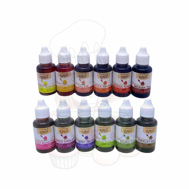 Jual Toffieco Food Color / Colour/ Pewarna Coloring 30 cc | Shopee